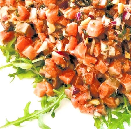 Tartare de saumon